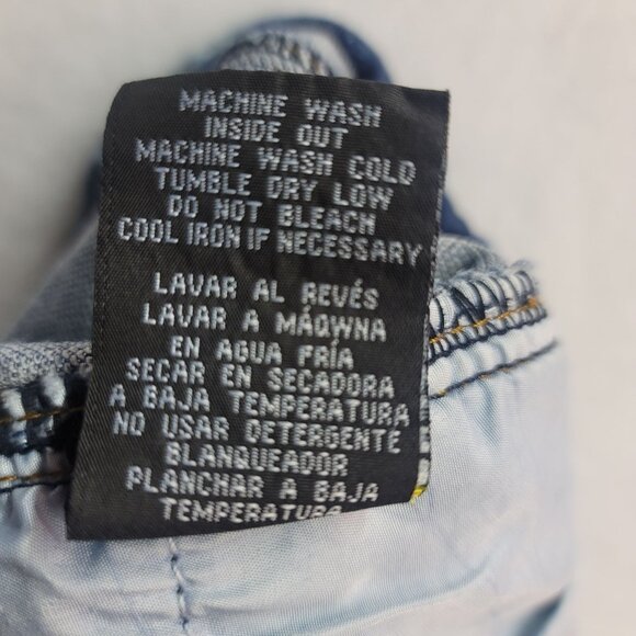 Hype Women's Blue Denim Joggers Size 21/22 - Stretchy Comfortable Elastic Waist - Picture 5 of 12